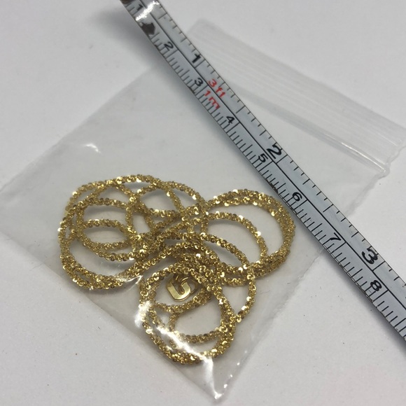 HP! 18k yellow Gold over 925 silver 22” necklace - Picture 7 of 8